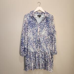 Laundry by Shelli Segal Dress Women's Long Sleeve Collar Button Down - Size 12